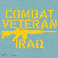 Iraq Combat Veteran Proud Sueded Cloud Jersey T-Shirt thumb 2