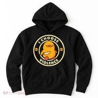 I Choose Violence Duck Hoodie thumb 0