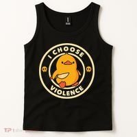 I Choose Violence Duck Tank Top thumb 2