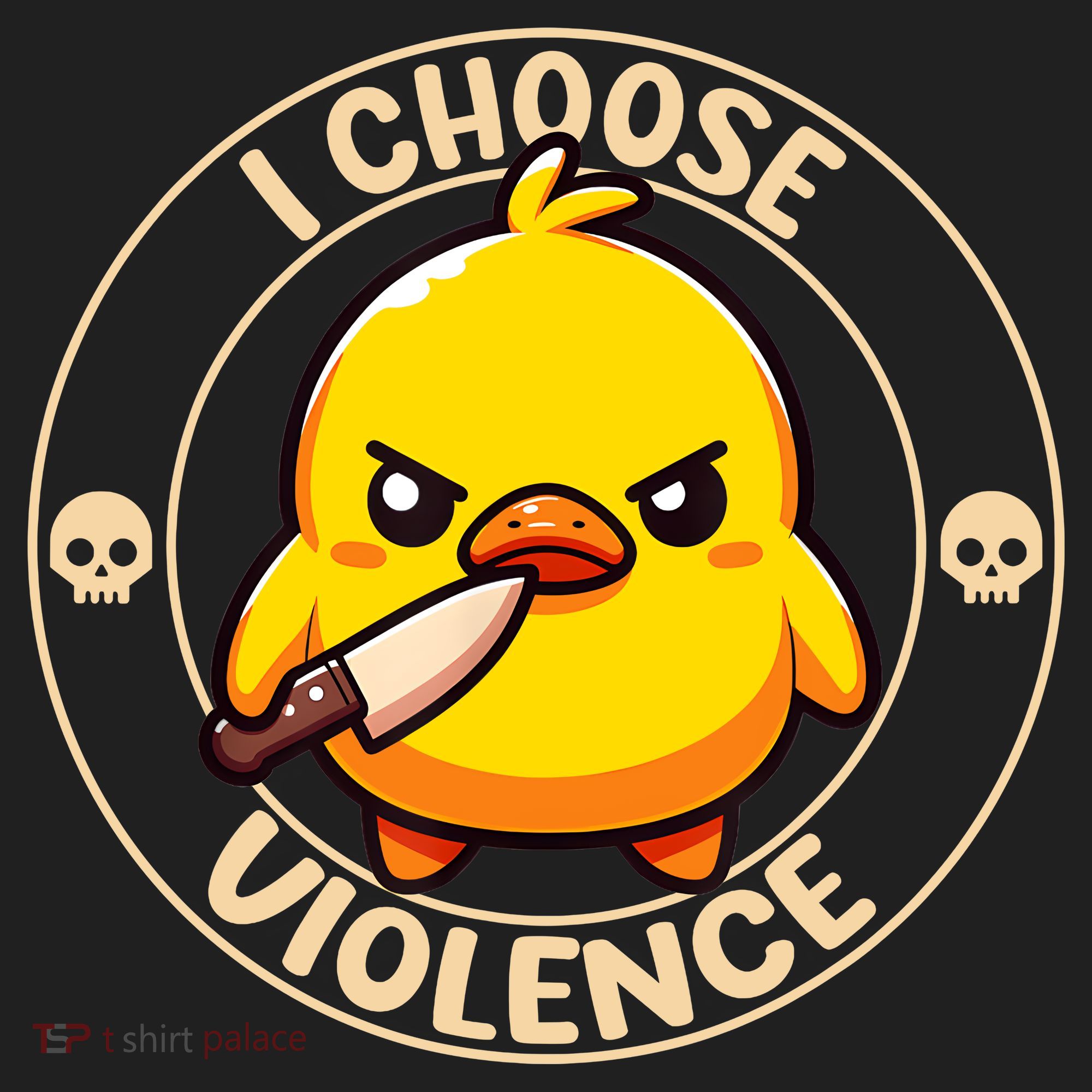 I Choose Violence Duck Women's Sweatshirt