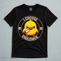 I Choose Violence Duck T-Shirt thumb 5
