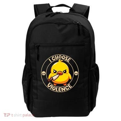 I Choose Violence Duck Backpack