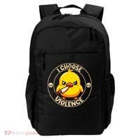 I Choose Violence Duck Backpack thumb 0