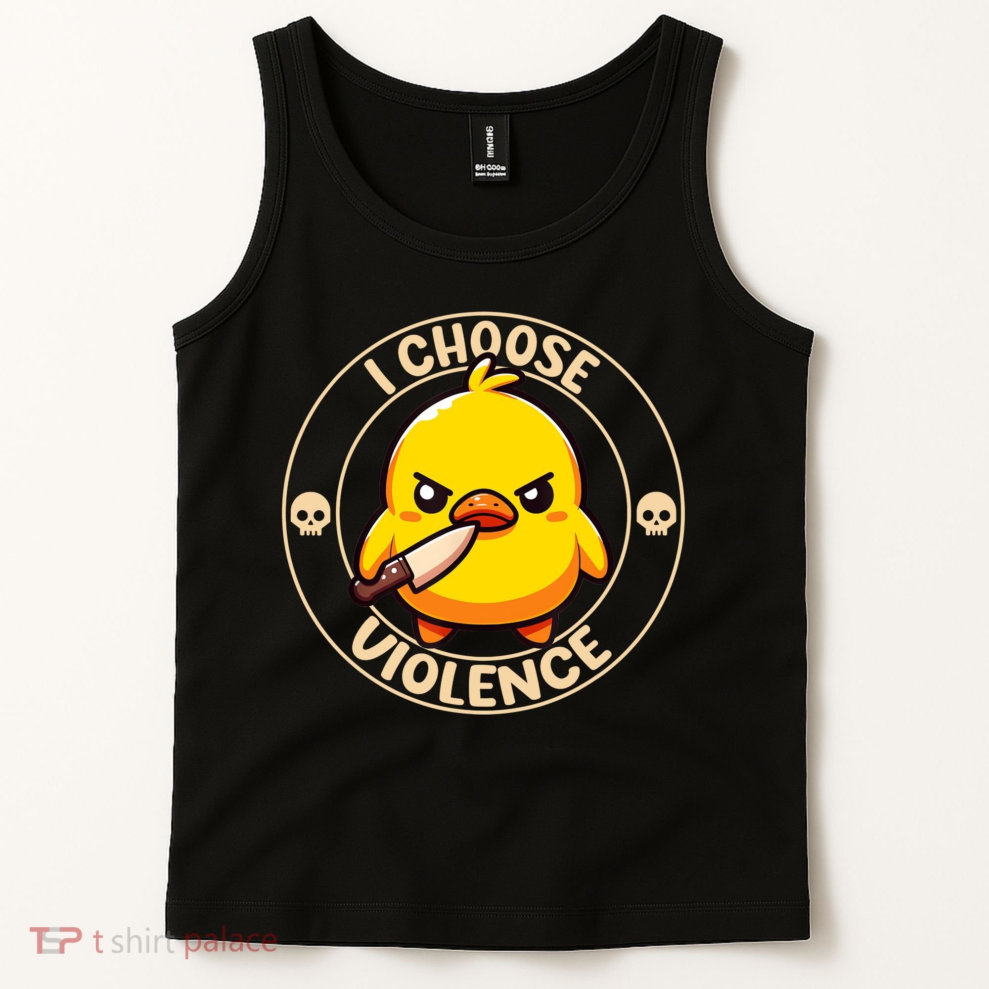 I Choose Violence Duck Tank Top