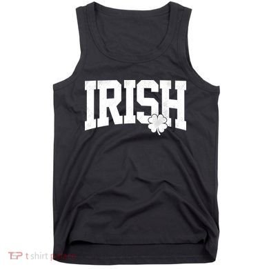 Irish Clover Vintage Collegiate Tank Top