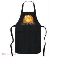 I Choose Violence Funny Duck With Knife Apron thumb 0