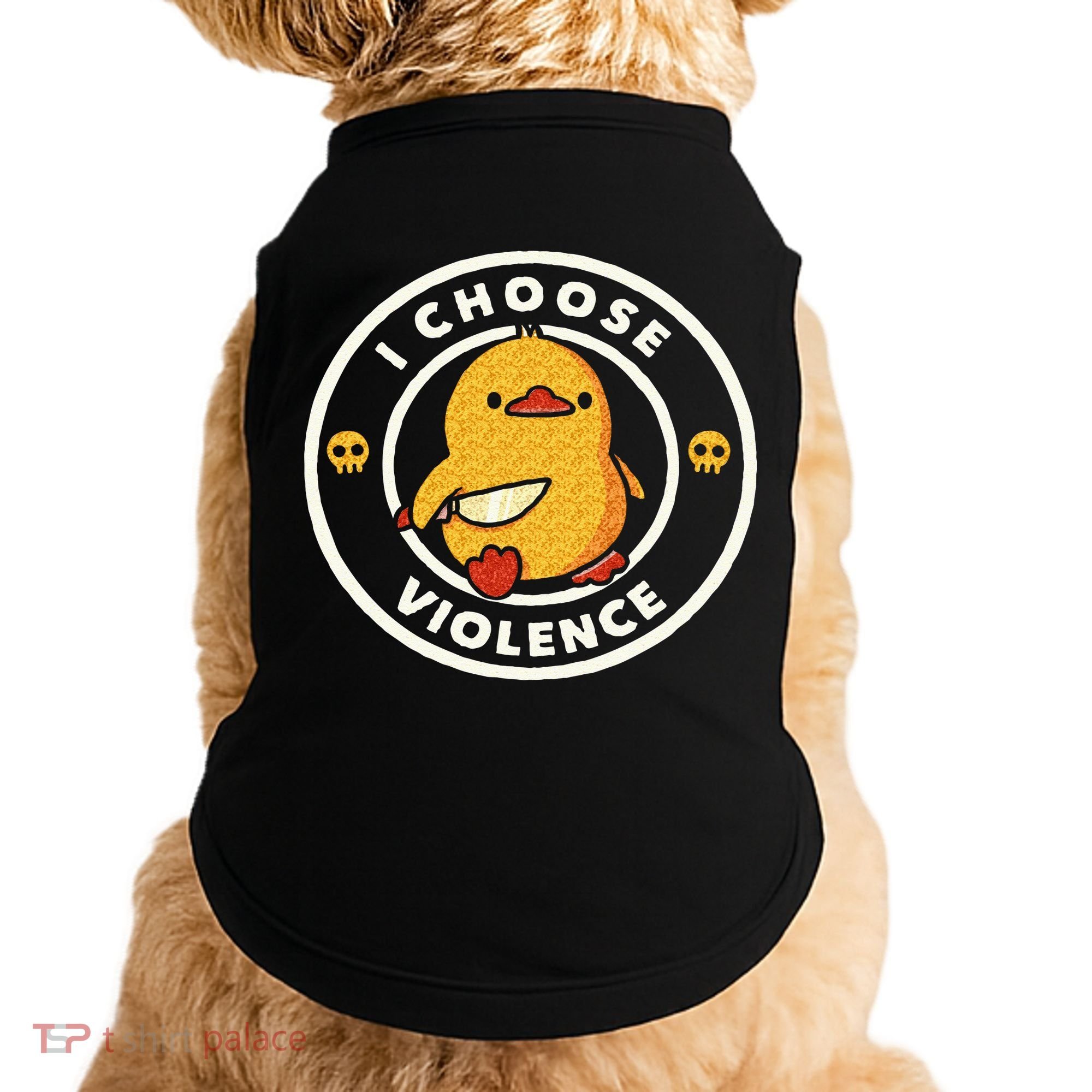 I Choose Violence Funny Duck Sayings Duck Animals Doggie Tank