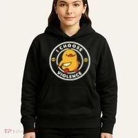 I Choose Violence Funny Duck Sayings Duck Animals Hoodie thumb 5