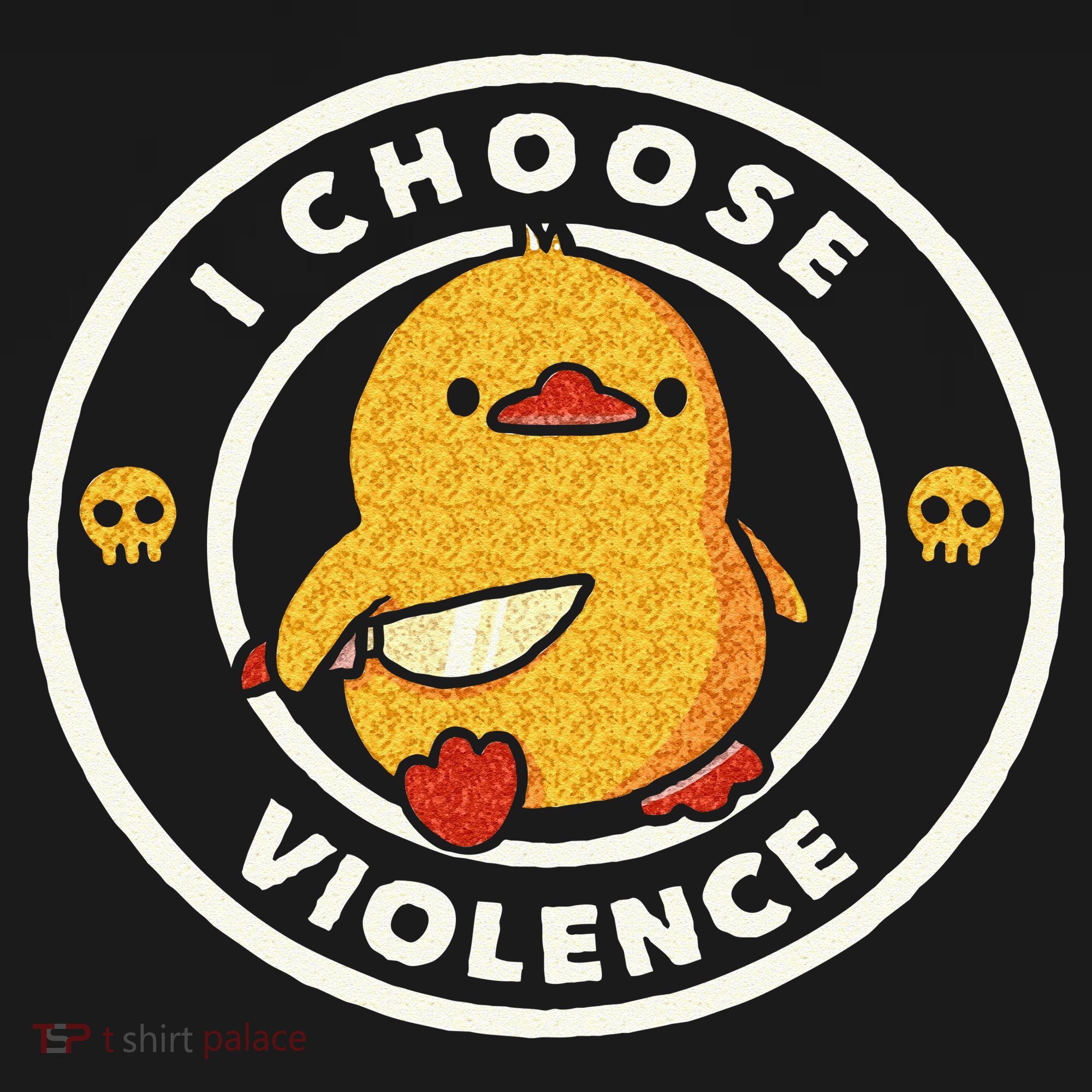 I Choose Violence Funny Duck Sayings Duck Animals Women's Tank Top