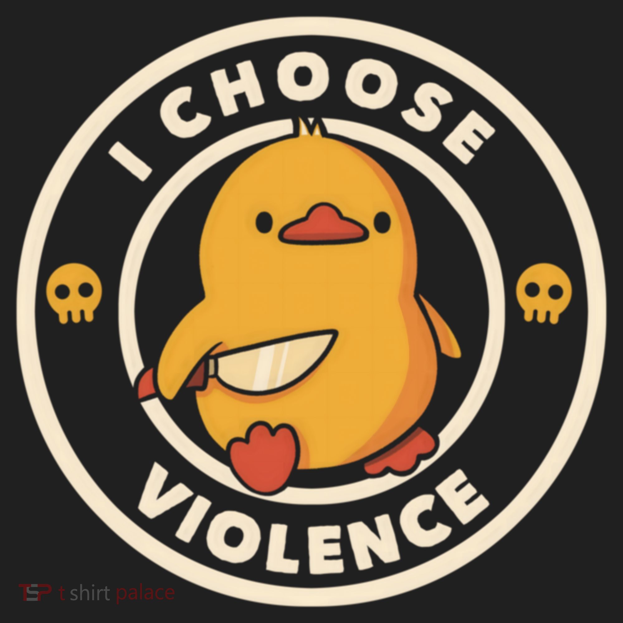 I Choose Violence Funny Duck Tumbler