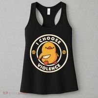 I Choose Violence Funny Duck Women's Tank Top thumb 3