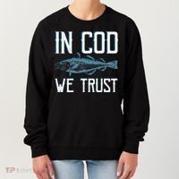 In COD We Trust Funny Fishing Portuguese Pride Women's Sweatshirt thumb 0