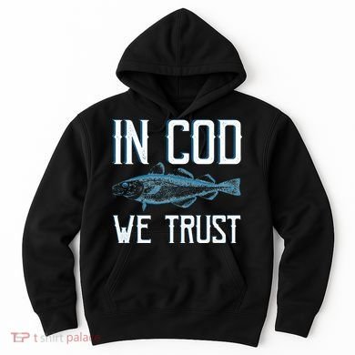 In COD We Trust Funny Fishing Portuguese Pride Hoodie
