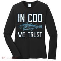 In COD We Trust Funny Fishing Portuguese Pride Women's Long Sleeve Shirt thumb 0