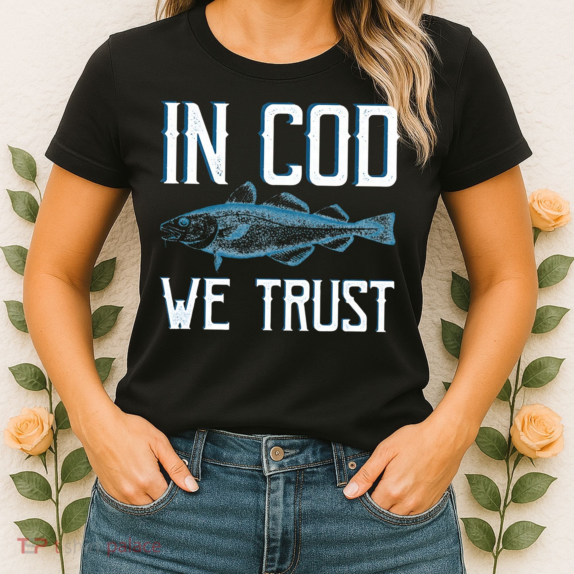 In COD We Trust Funny Fishing Portuguese Pride Women's T-Shirt