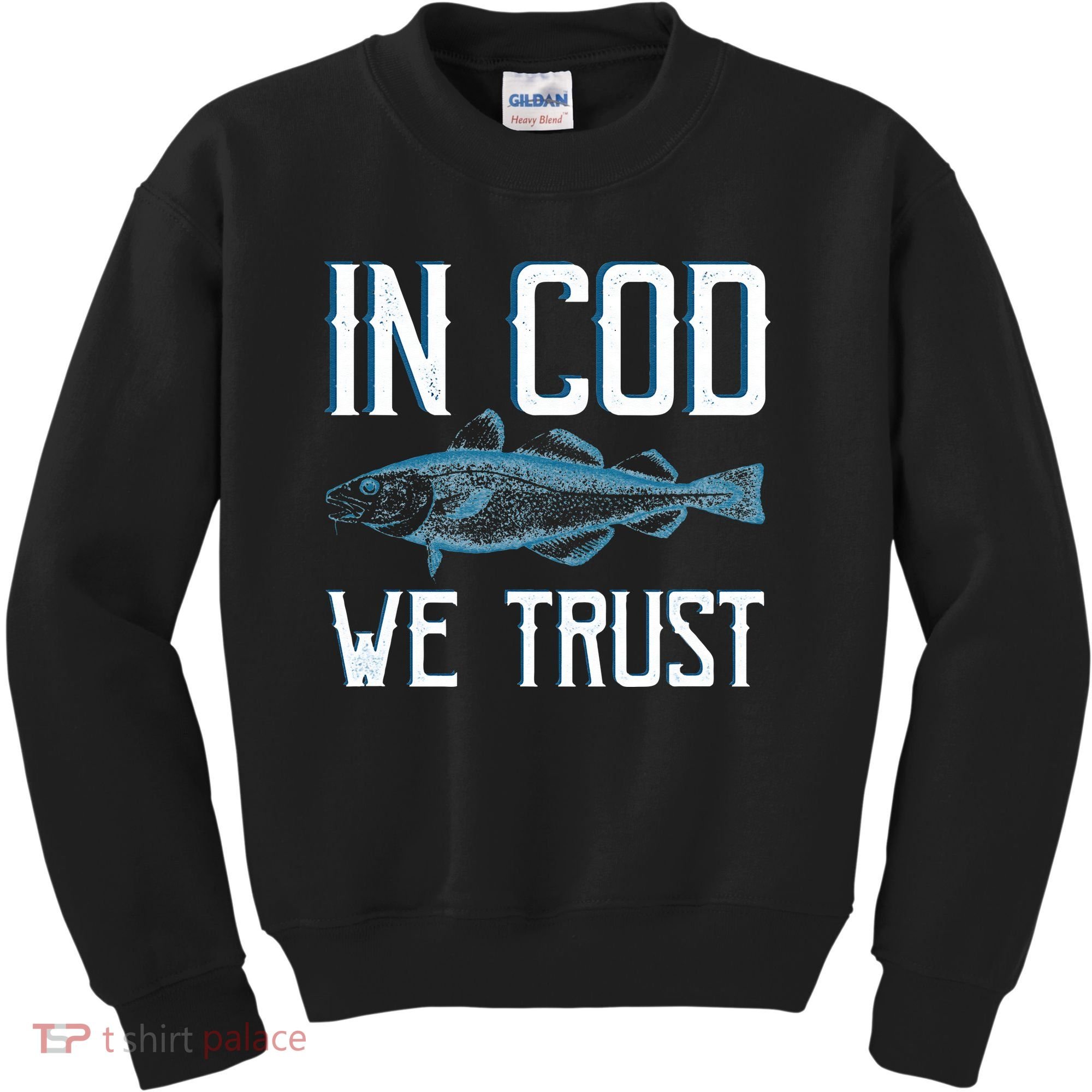 In COD We Trust Funny Fishing Portuguese Pride Kids Sweatshirt