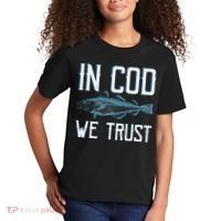 In COD We Trust Funny Fishing Portuguese Pride Kids T-Shirt thumb 2