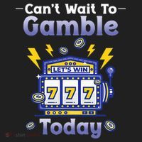 I CanT Wait To Gamble Today Funny Gambler Hat thumb 2