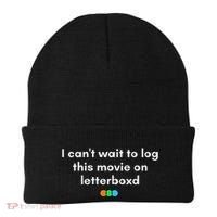 I CanT Wait To Log This Movie On Letterboxd Gifts Beanie thumb 0