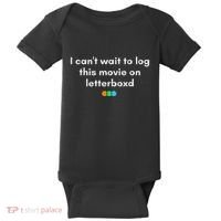 I CanT Wait To Log This Movie On Letterboxd Gifts Baby Bodysuit thumb 0