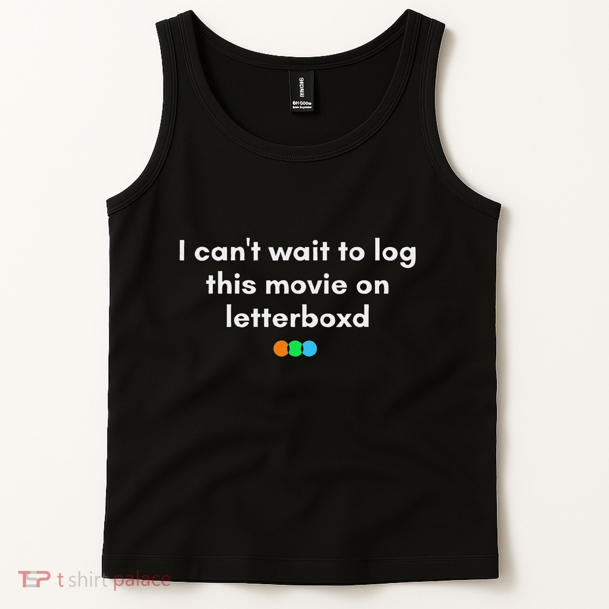 I CanT Wait To Log This Movie On Letterboxd Gifts Tank Top