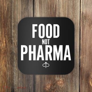 Food Not Pharma Coaster