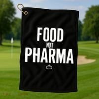 Food Not Pharma Golf Towel thumb 1
