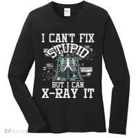 I Can X Ray It Radiologist Radiology Technician Women's Long Sleeve Shirt thumb 0