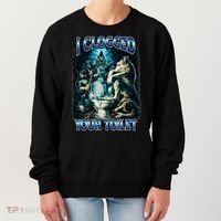 I Clogged Your Toilet Funny Alpha Wolf Brainrot Women's Sweatshirt thumb 0