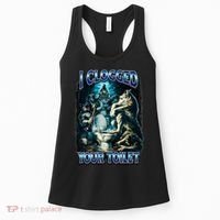 I Clogged Your Toilet Funny Alpha Wolf Brainrot Women's Tank Top thumb 0