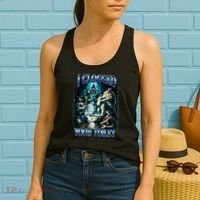 I Clogged Your Toilet Funny Alpha Wolf Brainrot Women's Tank Top thumb 2