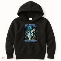 I Clogged Your Toilet Funny Alpha Wolf Brainrot Kids Hoodie thumb 0