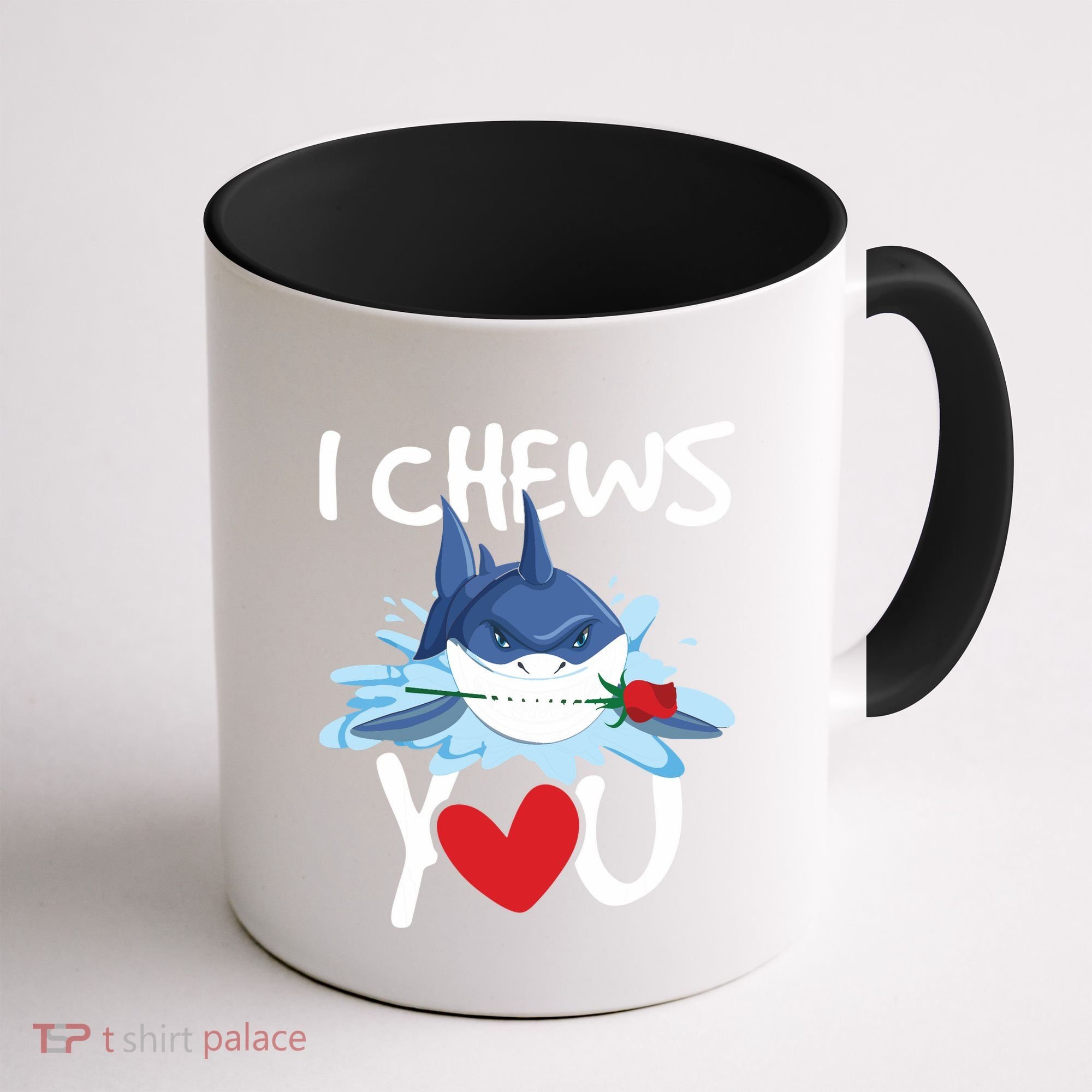 I Chews You Shark Lovers Wildlife Marine Biologist Science Coffee Mug