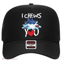 I Chews You Shark Lovers Wildlife Marine Biologist Science Hat thumb 0