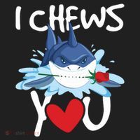 I Chews You Shark Lovers Wildlife Marine Biologist Science Hat thumb 2