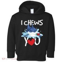 I Chews You Shark Lovers Wildlife Marine Biologist Science Toddler Hoodie thumb 0