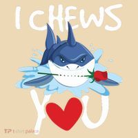 I Chews You Shark Lovers Wildlife Marine Biologist Science Women's Tank Top thumb 2