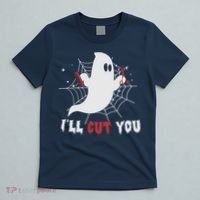 I’ll Cut You Hairdresser Ghost Halloween T-Shirt thumb 5