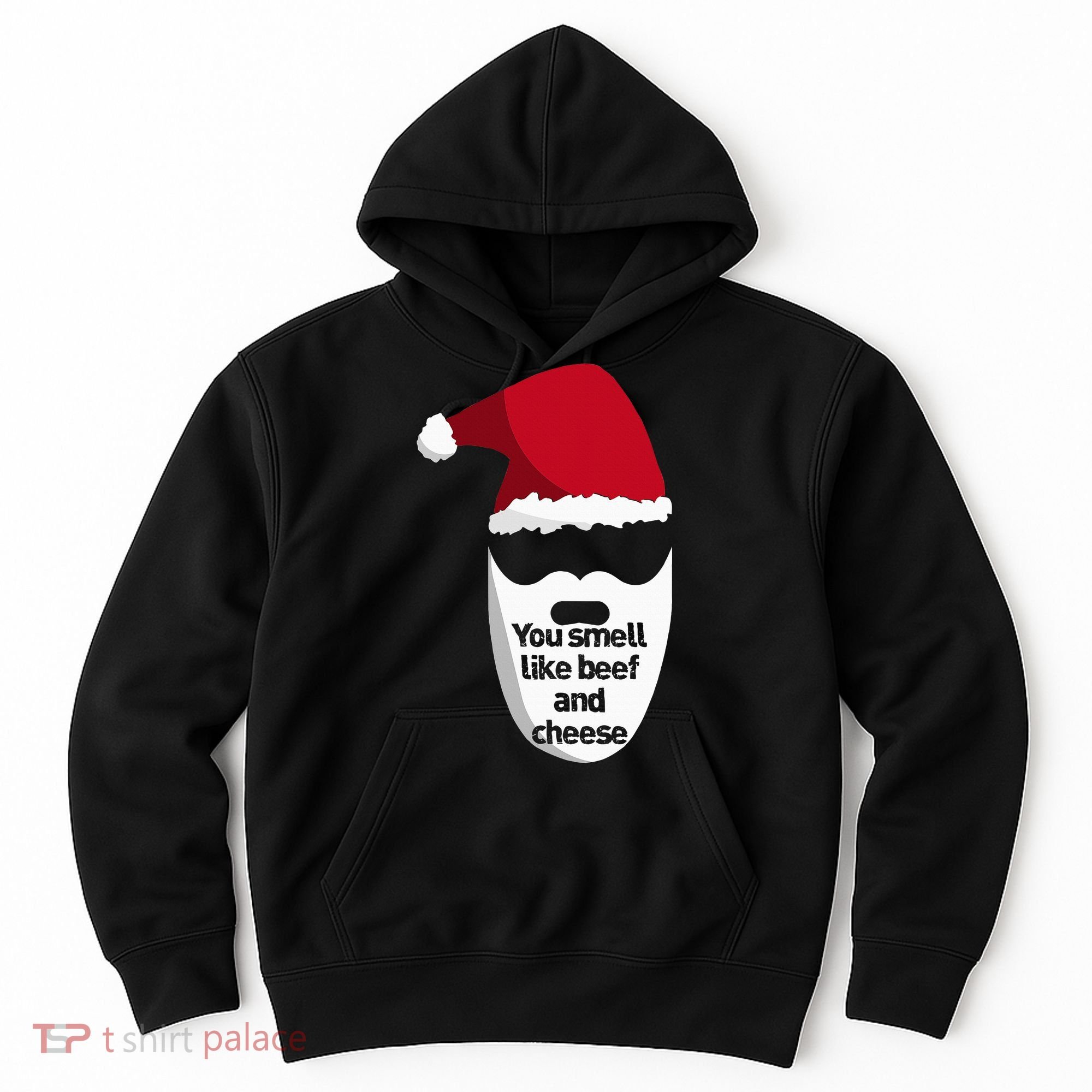 Inappropriate Christmas You Smell Like Beef And Cheese Elf Hoodie