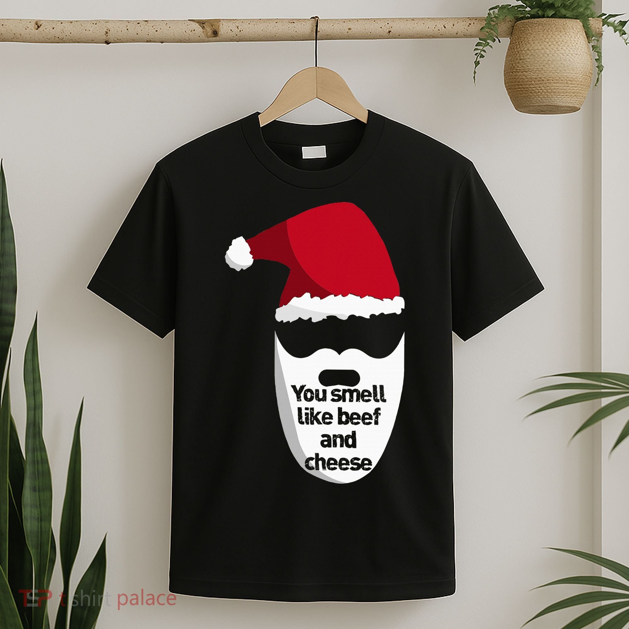 Inappropriate Christmas You Smell Like Beef And Cheese Elf T-Shirt