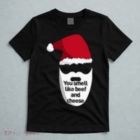 Inappropriate Christmas You Smell Like Beef And Cheese Elf T-Shirt thumb 5