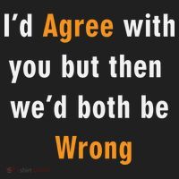 I'd Agree With You But The We'd Both Be Wrong Tumbler thumb 3