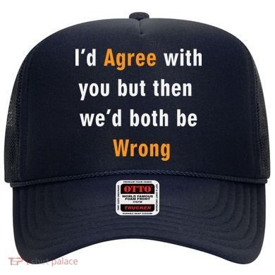 I'd Agree With You But The We'd Both Be Wrong Hat