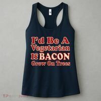 Id Be A Vegetarian If Bacon Grew On Trees Women's Tank Top thumb 3