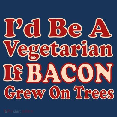 Id Be A Vegetarian If Bacon Grew On Trees Visor