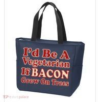 Id Be A Vegetarian If Bacon Grew On Trees Tote Bag thumb 3