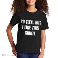 I'd Flex But I Like This Shirt Kids T-Shirt thumb 2