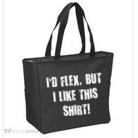 I'd Flex But I Like This Shirt Tote Bag thumb 2