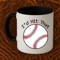 I'd Hit That Baseball Coffee Mug thumb 2