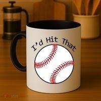 I'd Hit That Baseball Coffee Mug thumb 4